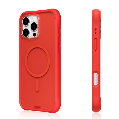 iPhone 16 Pro Max Kılıf M-safe Şarj Özellikli Youngkit Macaroon Serisi Kapak