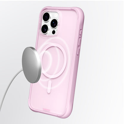 iPhone 16 Pro Max Kılıf M-safe Şarj Özellikli Youngkit Macaroon Serisi Kapak
