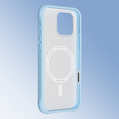 iPhone 16 Pro Max Kılıf M-safe Şarj Özellikli Youngkit Macaroon Serisi Kapak