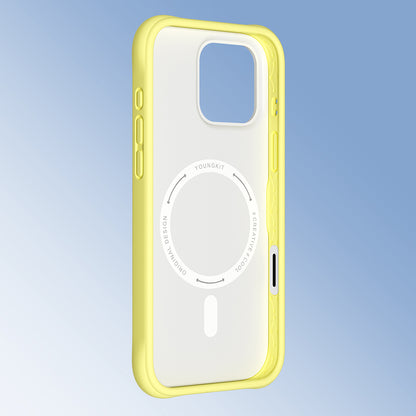 iPhone 16 Pro Max Kılıf M-safe Şarj Özellikli Youngkit Macaroon Serisi Kapak