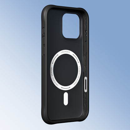 iPhone 16 Pro Max Kılıf M-safe Şarj Özellikli Youngkit Macaroon Serisi Kapak