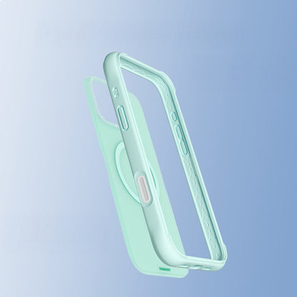 iPhone 16 Pro Max Kılıf M-safe Şarj Özellikli Youngkit Macaroon Serisi Kapak