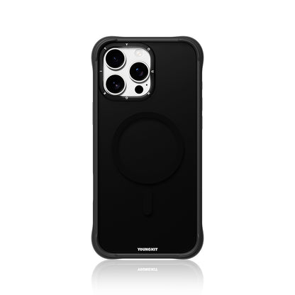 iPhone 16 Pro Max Kılıf M-safe Şarj Özellikli Youngkit Macaroon Serisi Kapak