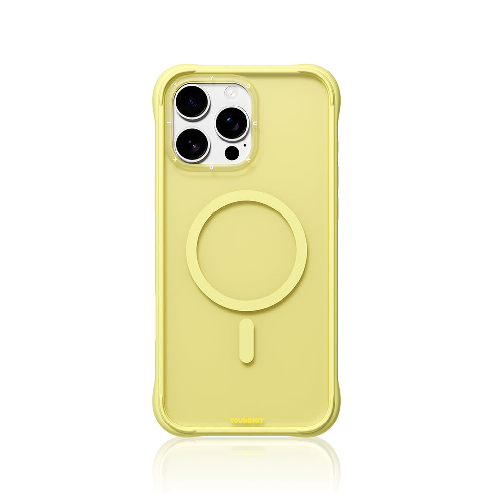 iPhone 16 Pro Max Kılıf M-safe Şarj Özellikli Youngkit Macaroon Serisi Kapak