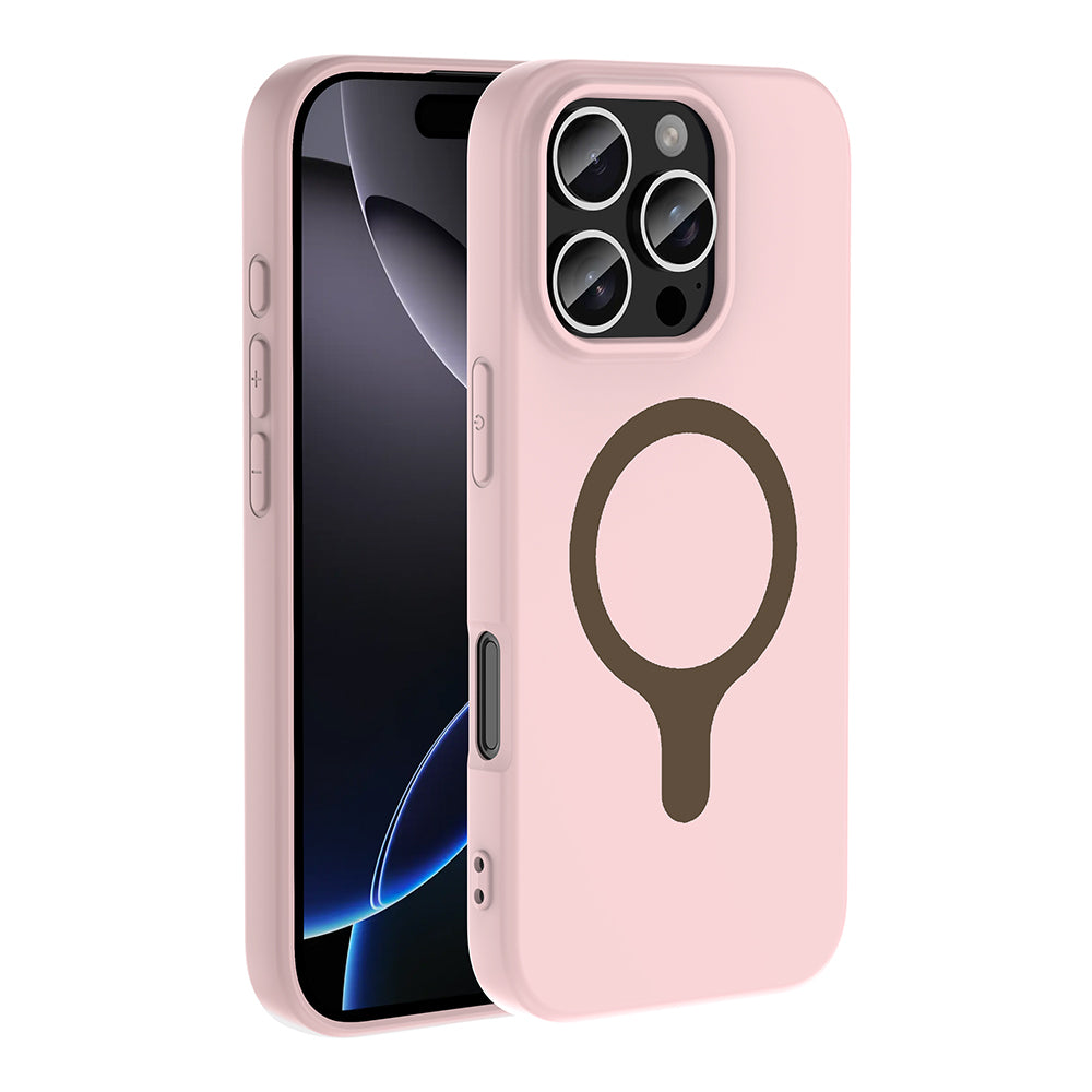 Apple iPhone 16 Pro Max Kılıf M-Safe Şarj Özellikli Zore Aris Silikon Kapak