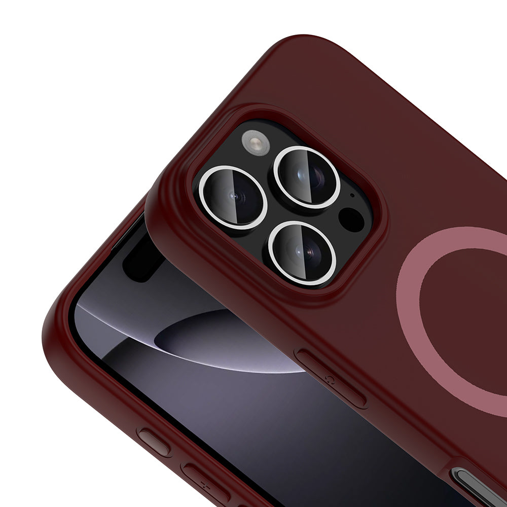 Apple iPhone 16 Pro Max Kılıf M-Safe Şarj Özellikli Zore Aris Silikon Kapak