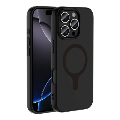 Apple iPhone 16 Pro Max Kılıf M-Safe Şarj Özellikli Zore Aris Silikon Kapak