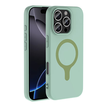 Apple iPhone 16 Pro Max Kılıf M-Safe Şarj Özellikli Zore Aris Silikon Kapak