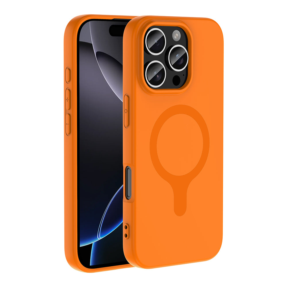 Apple iPhone 16 Pro Max Kılıf M-Safe Şarj Özellikli Zore Aris Silikon Kapak