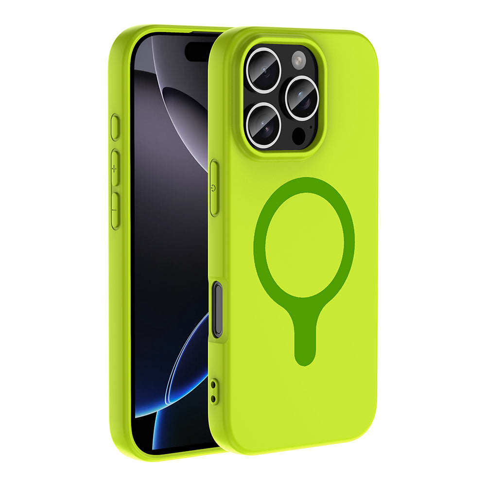 Apple iPhone 16 Pro Max Kılıf M-Safe Şarj Özellikli Zore Aris Silikon Kapak