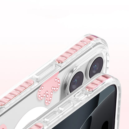Apple iPhone 16 Pro Max Kılıf M-Safe Şarj Özellikli Zore Paris Elvo Sert PC Kapak