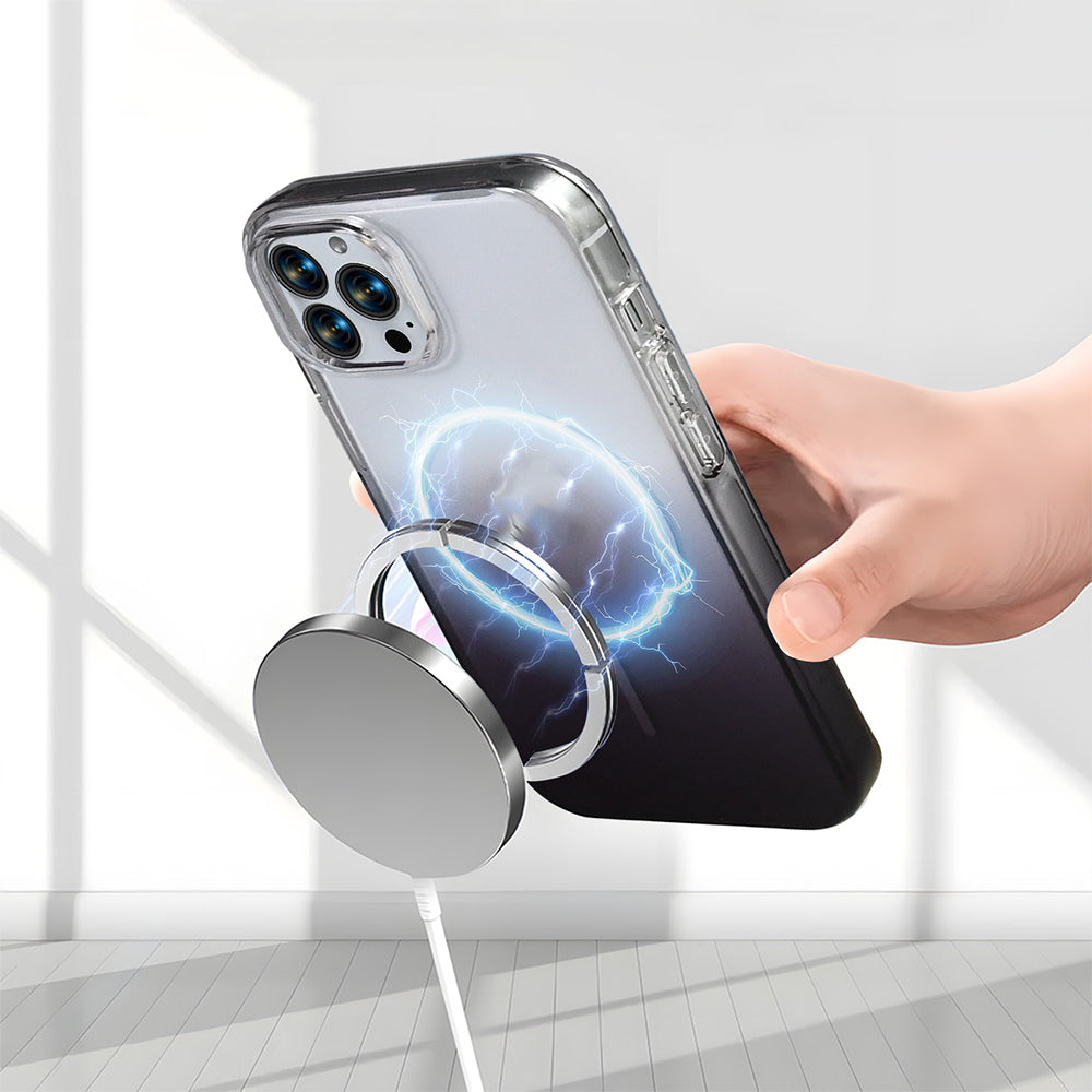 Apple iPhone 16 Pro Max Kılıf M-Safe Şarj Özellikli Zore Septik Silikon Kapak