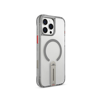 iPhone 16 Pro Max Kılıf M-safe Şarj Özellikli 360 Derece Dönebilen Standlı Skinarma Helix Kapak