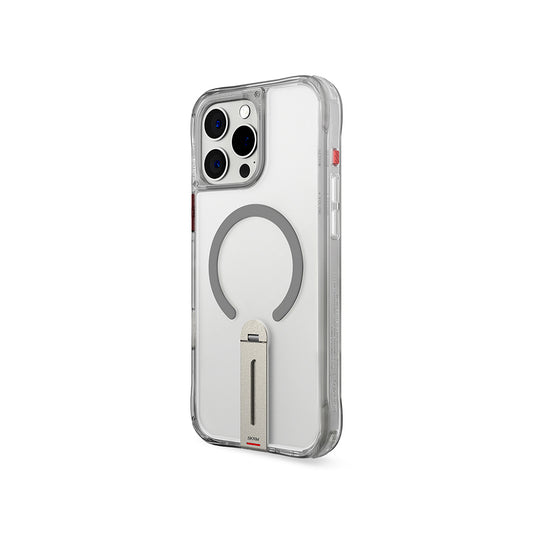 iPhone 16 Pro Max Kılıf M-safe Şarj Özellikli 360 Derece Dönebilen Standlı Skinarma Helix Kapak