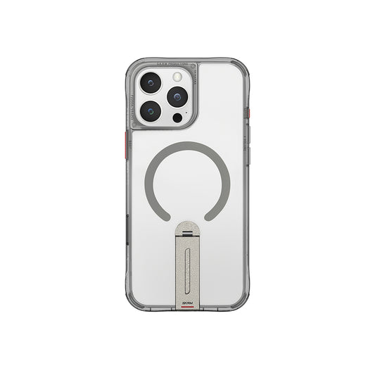 iPhone 16 Pro Max Kılıf M-safe Şarj Özellikli 360 Derece Dönebilen Standlı Skinarma Helix Kapak