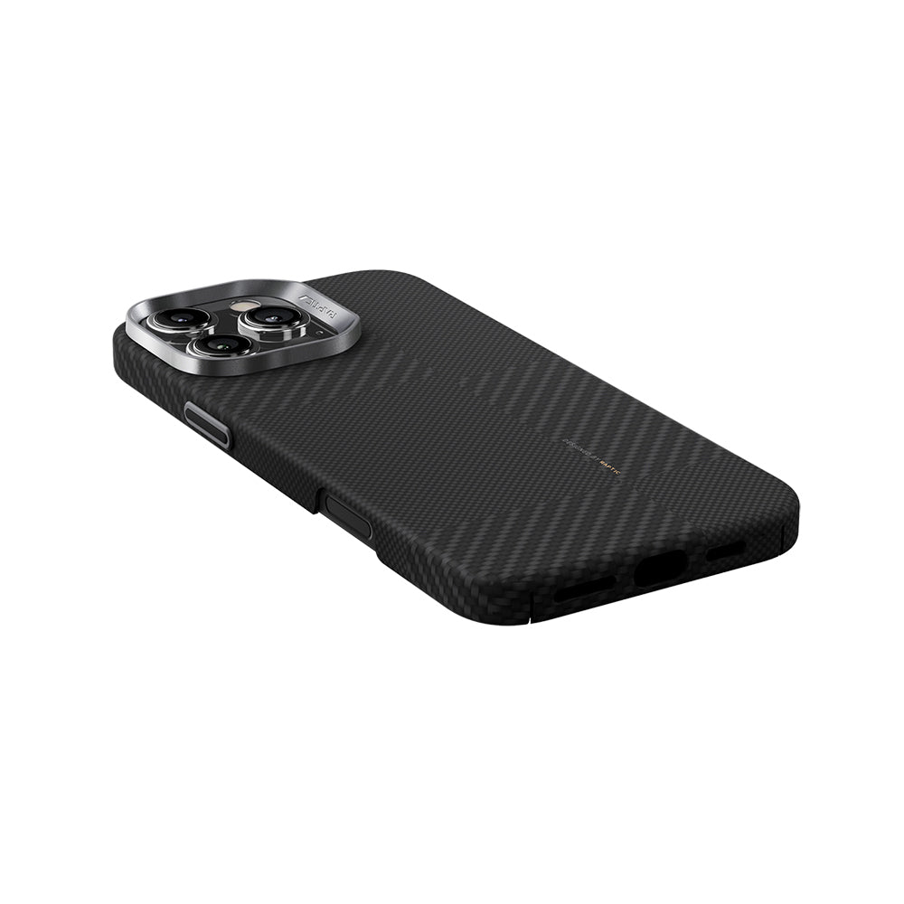 iPhone 16 Pro Max Kılıf M-safe Şarj Özellikli 600D Metal Kamera Çerçeveli Raptic Aramid Fiber Croxx Mondrian Serisi Kapak