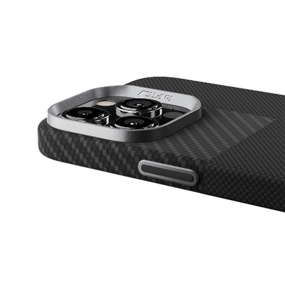 iPhone 16 Pro Max Kılıf M-safe Şarj Özellikli 600D Metal Kamera Çerçeveli Raptic Aramid Fiber Croxx Mondrian Serisi Kapak