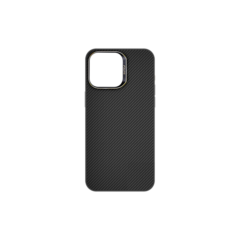 iPhone 16 Pro Max Kılıf M-safe Şarj Özellikli 600D Metal Kamera Çerçeveli Raptic Aramid Fiber Serisi Kapak
