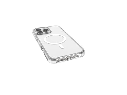 iPhone 16 Pro Max Kılıf M-safe Şarj Özellikli Airbag Tasarımlı Raptic Clear Serisi Şeffaf Kapak