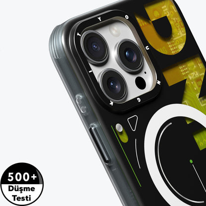 iPhone 16 Pro Max Kılıf M-safe Şarj Özellikli Airbagli Çift Katmanlı Youngkit Future Serisi Kapak