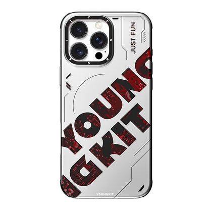 iPhone 16 Pro Max Kılıf M-safe Şarj Özellikli Airbagli Çift Katmanlı Youngkit Future Serisi Kapak