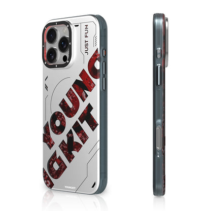 iPhone 16 Pro Max Kılıf M-safe Şarj Özellikli Airbagli Çift Katmanlı Youngkit Future Serisi Kapak