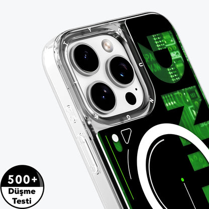 iPhone 16 Pro Max Kılıf M-safe Şarj Özellikli Airbagli Çift Katmanlı Youngkit Future Streamer Serisi Kapak