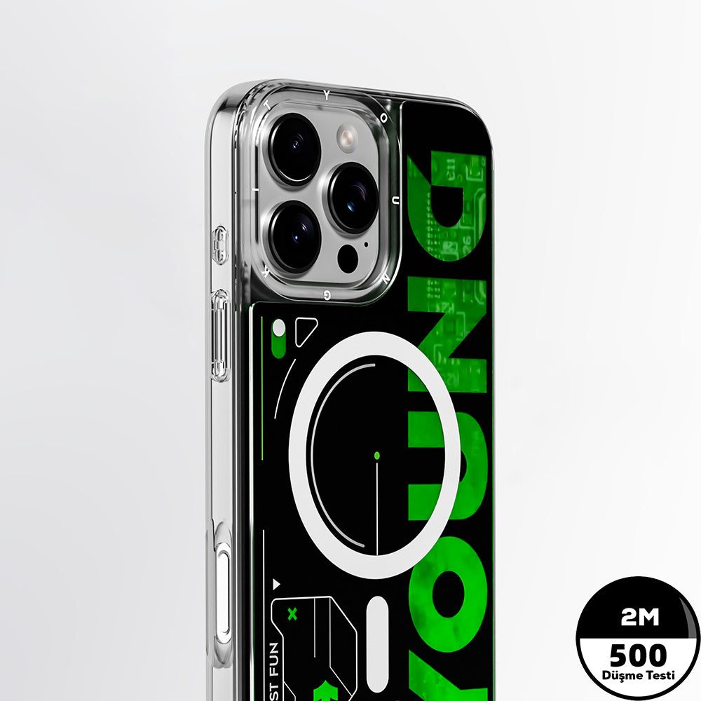 iPhone 16 Pro Max Kılıf M-safe Şarj Özellikli Airbagli Çift Katmanlı Youngkit Future Streamer Serisi Kapak