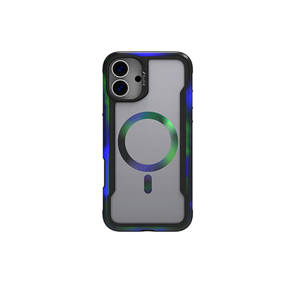 iPhone 16 Pro Max Kılıf M-safe Şarj Özellikli Airbagli Raptic Shield 2.0 Serisi Şeffaf Arka Yüzey Kapak