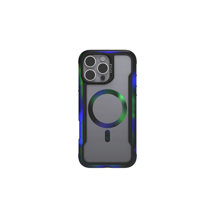 iPhone 16 Pro Max Kılıf M-safe Şarj Özellikli Airbagli Raptic Shield 2.0 Serisi Şeffaf Arka Yüzey Kapak