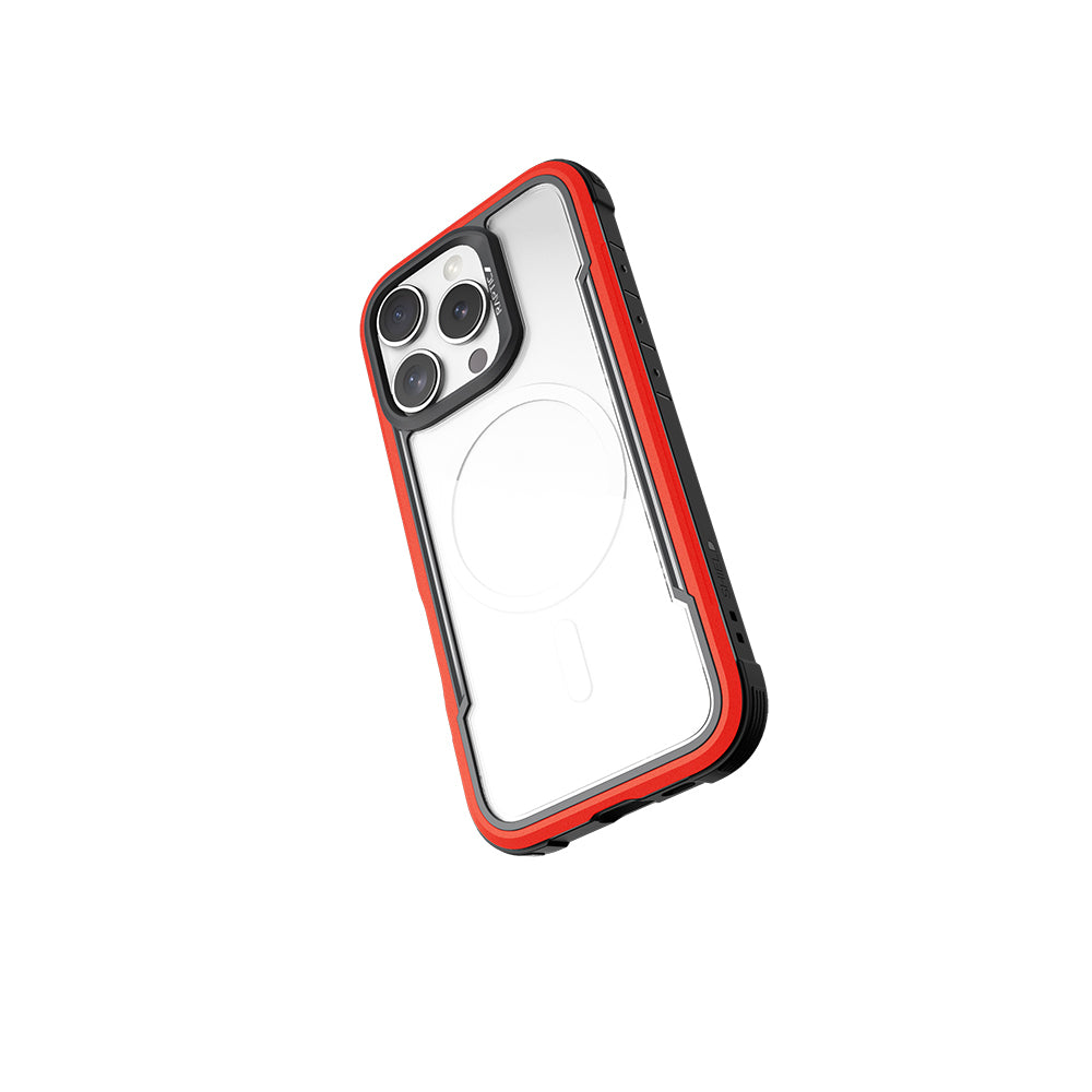 iPhone 16 Pro Max Kılıf M-safe Şarj Özellikli Airbagli Raptic Shield Serisi Şeffaf Arka Yüzey Kapak