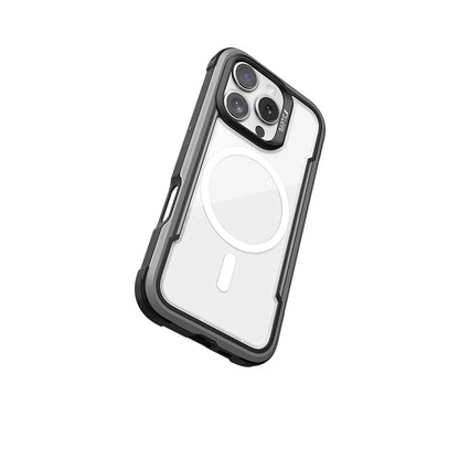 iPhone 16 Pro Max Kılıf M-safe Şarj Özellikli Airbagli Raptic Shield Serisi Şeffaf Arka Yüzey Kapak