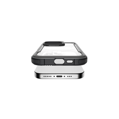 iPhone 16 Pro Max Kılıf M-safe Şarj Özellikli Airbagli Raptic Shield Serisi Şeffaf Arka Yüzey Kapak