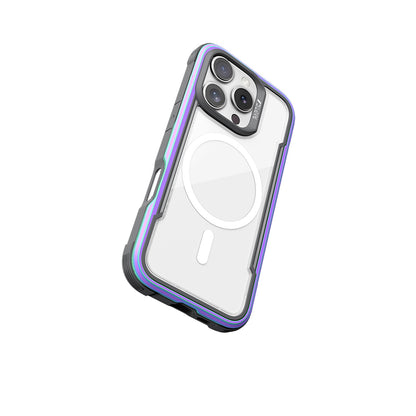 iPhone 16 Pro Max Kılıf M-safe Şarj Özellikli Airbagli Raptic Shield Serisi Şeffaf Arka Yüzey Kapak