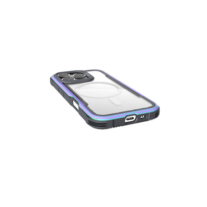 iPhone 16 Pro Max Kılıf M-safe Şarj Özellikli Airbagli Raptic Shield Serisi Şeffaf Arka Yüzey Kapak