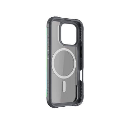iPhone 16 Pro Max Kılıf M-safe Şarj Özellikli Airbagli Raptic Shield Serisi Şeffaf Arka Yüzey Kapak
