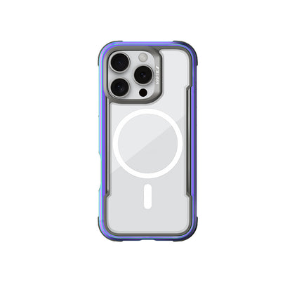 iPhone 16 Pro Max Kılıf M-safe Şarj Özellikli Airbagli Raptic Shield Serisi Şeffaf Arka Yüzey Kapak