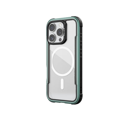 iPhone 16 Pro Max Kılıf M-safe Şarj Özellikli Airbagli Raptic Shield Serisi Şeffaf Arka Yüzey Kapak