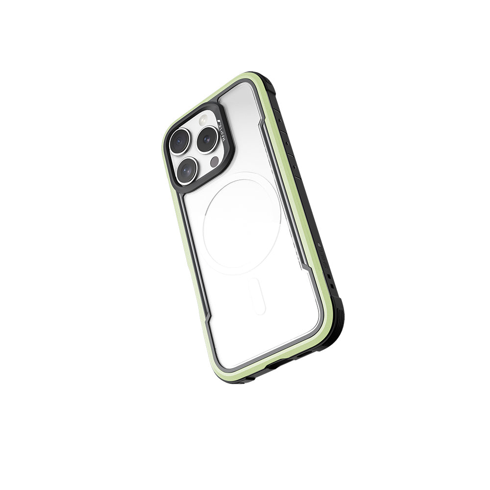 iPhone 16 Pro Max Kılıf M-safe Şarj Özellikli Airbagli Raptic Shield Serisi Şeffaf Arka Yüzey Kapak
