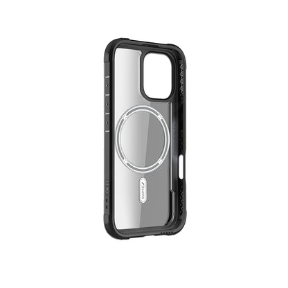 iPhone 16 Pro Max Kılıf M-safe Şarj Özellikli Airbagli Raptic Shield Serisi Şeffaf Arka Yüzey Kapak