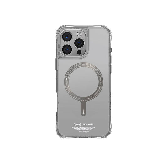 iPhone 16 Pro Max Kılıf M-safe Şarj Özellikli Airbagli Şeffaf SkinArma Saido Prime Kapak