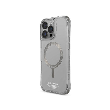 iPhone 16 Pro Max Kılıf M-safe Şarj Özellikli Airbagli Şeffaf SkinArma Saido Prime Kapak