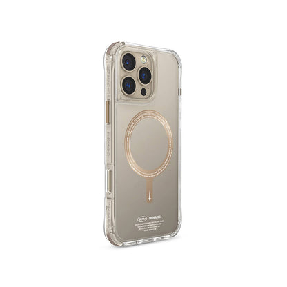iPhone 16 Pro Max Kılıf M-safe Şarj Özellikli Airbagli Şeffaf SkinArma Saido Prime Kapak