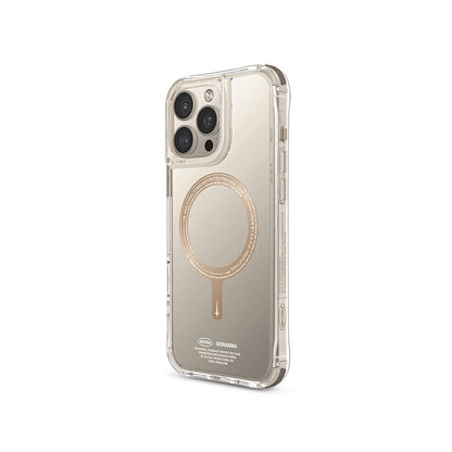 iPhone 16 Pro Max Kılıf M-safe Şarj Özellikli Airbagli Şeffaf SkinArma Saido Prime Kapak