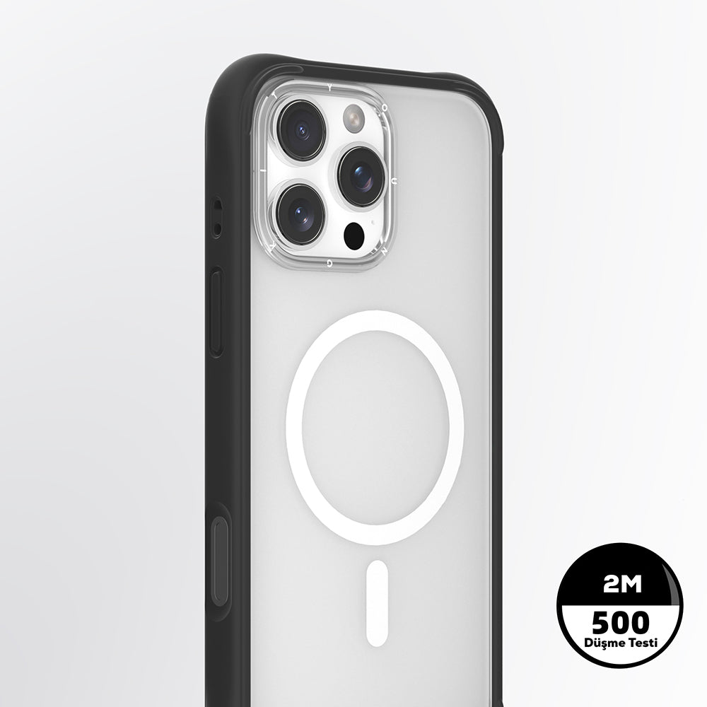 iPhone 16 Pro Max Kılıf M-safe Şarj Özellikli Airbagli Youngkit Dynamic 2 Serisi Kapak