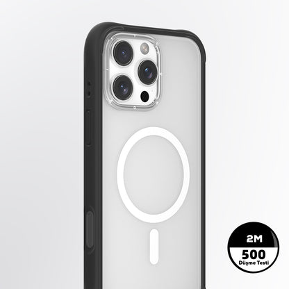 iPhone 16 Pro Max Kılıf M-safe Şarj Özellikli Airbagli Youngkit Dynamic 2 Serisi Kapak