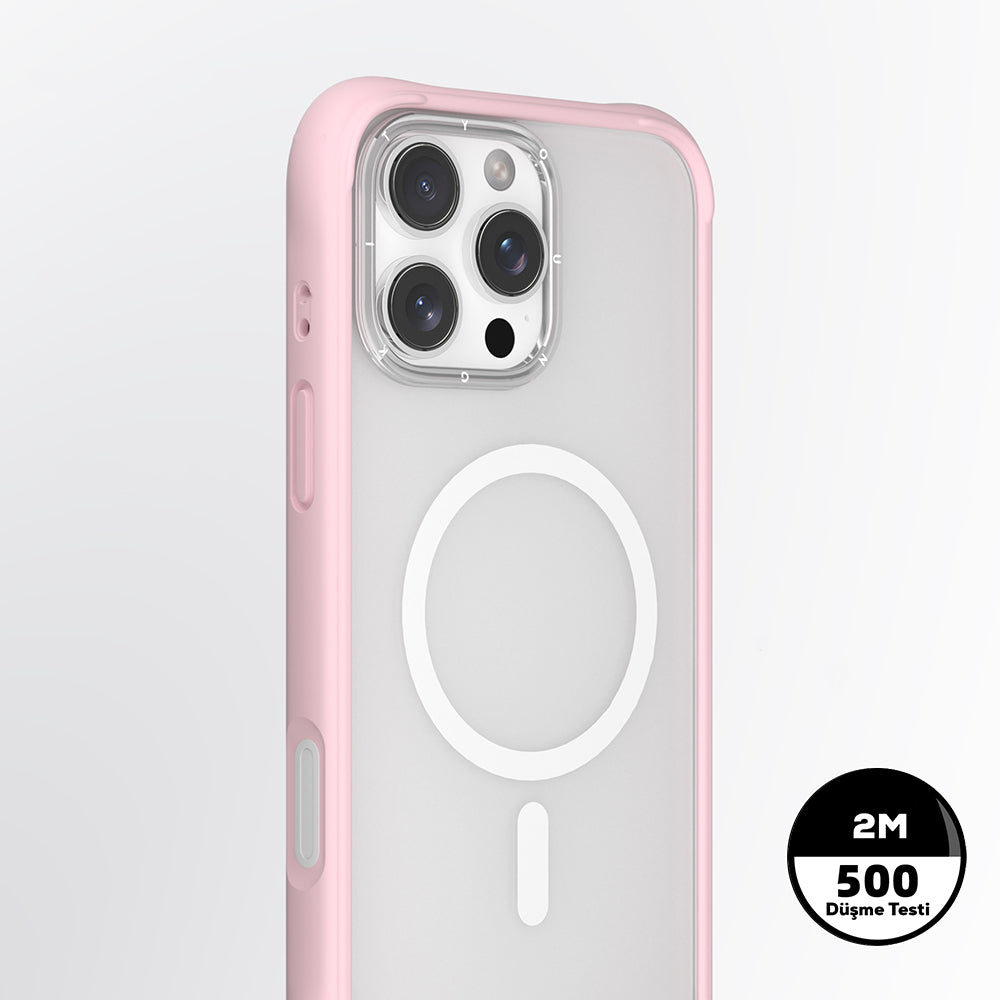 iPhone 16 Pro Max Kılıf M-safe Şarj Özellikli Airbagli Youngkit Dynamic 2 Serisi Kapak