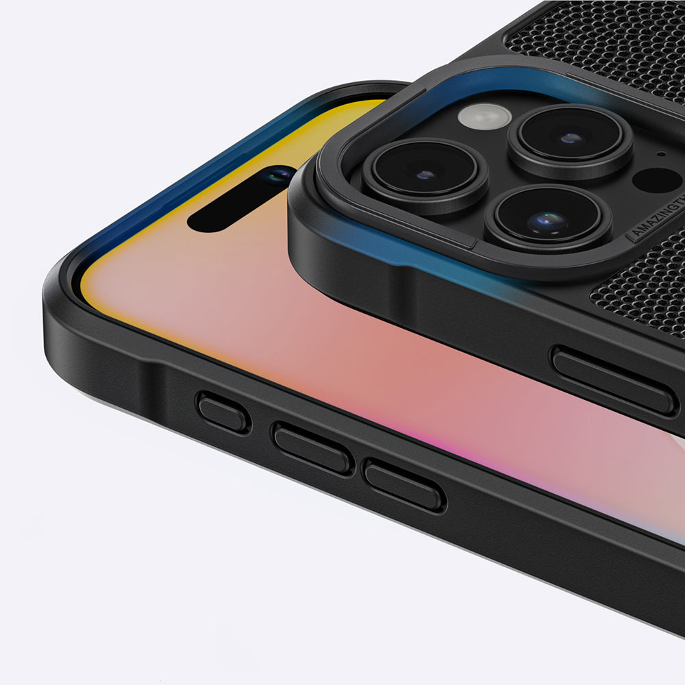 iPhone 16 Pro Max Kılıf M-safe Şarj Özellikli Amazingthing Glamour Serisi Kapak