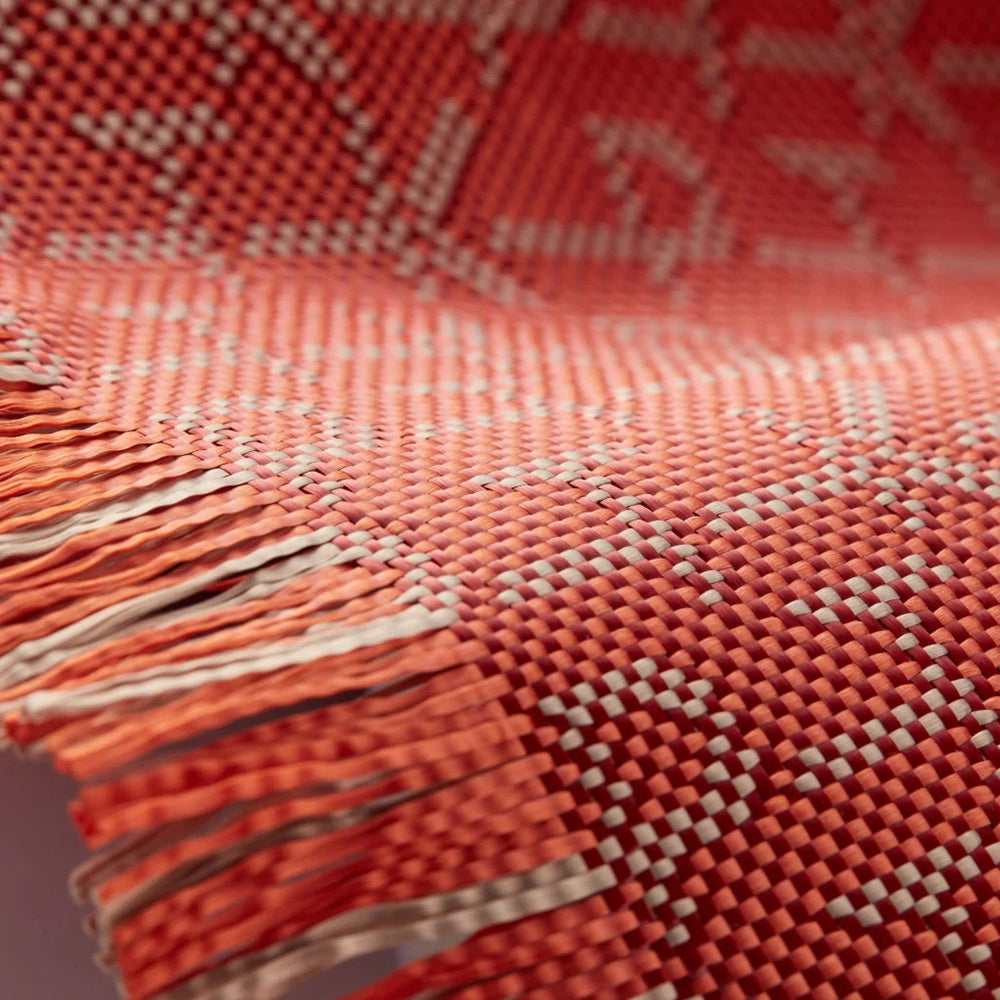 iPhone 16 Pro Max Kılıf M-safe Şarj Özellikli Aramid Fiber Pitaka Tactile Woven Monogram Serisi Kapak