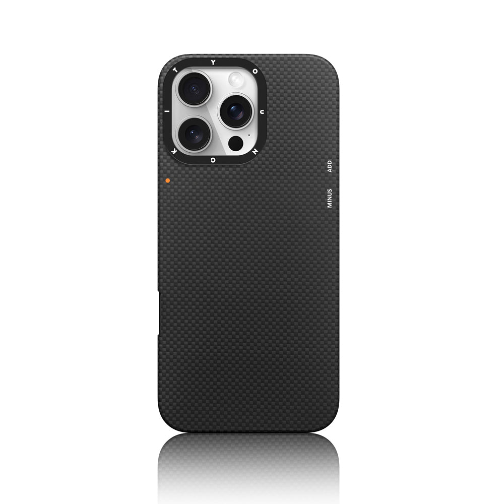 iPhone 16 Pro Max Kılıf M-safe Şarj Özellikli Aramid Fiber Youngkit 1500D Kevlar Extreme Wing Serisi Kapak